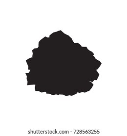 garbage stock icon vector isolated on white background