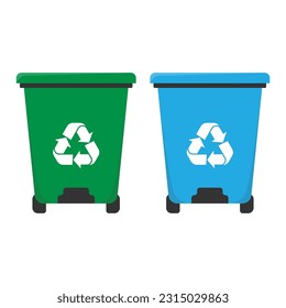 Garbage Storage Icon Vector Design.