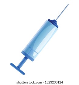 Garbage syringe icon. Cartoon of garbage syringe vector icon for web design isolated on white background
