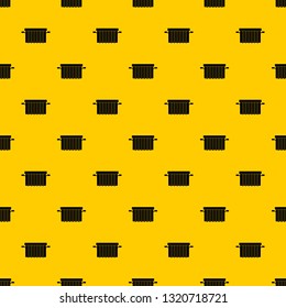 Garbage tank pattern seamless vector repeat geometric yellow for any design