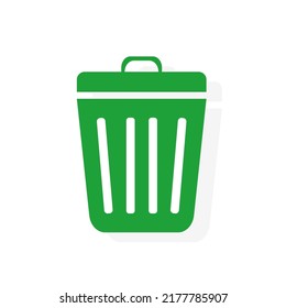 Garbage tank for waste disposal. Vector illustration.