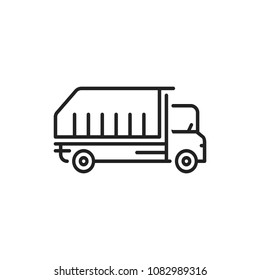 Garbage, transport, trash, truck icon