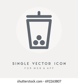 Garbage, trash, trashcan, bin, basket and delete vector icon. Single pictograph object. Use for web site or app.