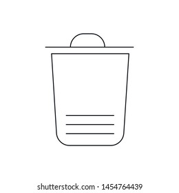 Garbage Trash Waste vector icon