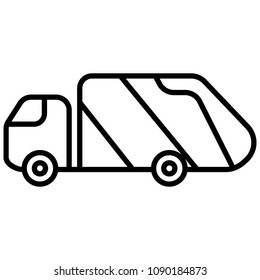 Garbage truck icon
