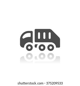 Garbage truck icon