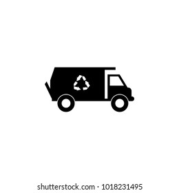 garbage truck icon. Elements of transport icon. Premium quality graphic design icon. Signs and symbols collection icon for websites, web design, mobile app on white background