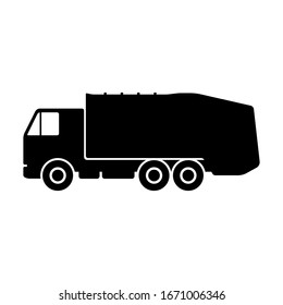 Free Free 212 Silhouette Garbage Truck Svg SVG PNG EPS DXF File