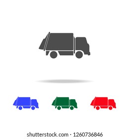 garbage truck  icons. Elements of transport element in multi colored icons. Premium quality graphic design icon. Simple icon for websites, web design
