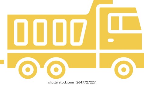 Ícone de vetor do Garbage Truck. Pode ser usado para impressão, aplicativos móveis e da Web.