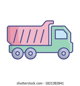 
Garbage truck Vector Icon which can easily modify or edit
