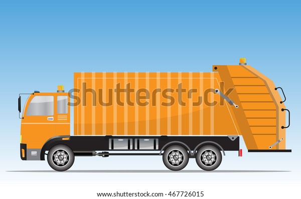 garbage truck vector
illustration
