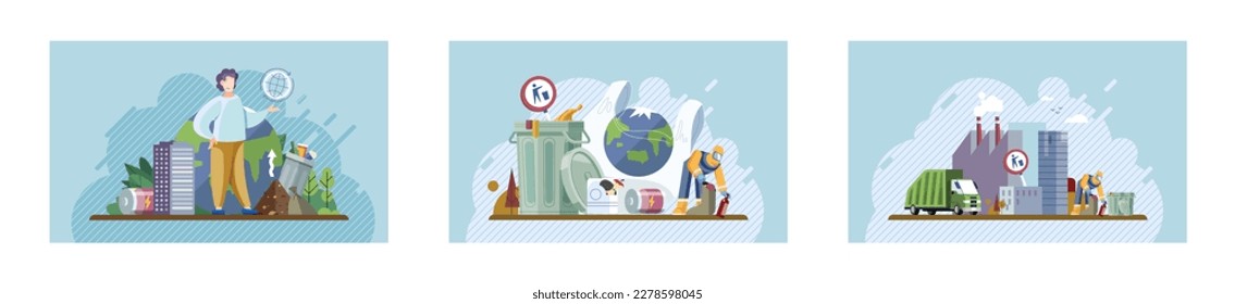 Garbage unsorted trash. Rubbish and trash bags lying around dump. Earth day. Electric waste. Scene pile of waste that smells ugly and started decompose. Waste pollution. Toxic waste. Organic garbage