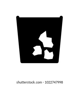 garbage vector icon