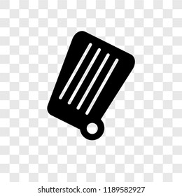 Garbage vector icon isolated on transparent background, Garbage transparency logo concept