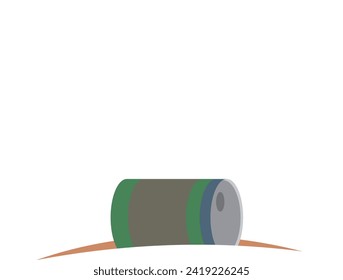 Garbage vector illustration. Dirty surroundings reveal mess results from inadequate waste management Garbage metaphorically represents dross threatens our natural ecosystems