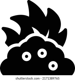 garbage Vector illustration on a transparent background. Premium quality symmbols. Glyphs vector icons for concept and graphic design.
