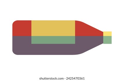 Garbage vector illustration. Utilizing eco-friendly products contributes to more sustainable, garbage-free world Non-recyclable materials present challenge to effective waste management strategies