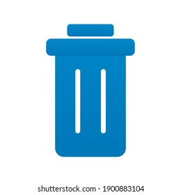 garbage waste flat style icon vector illustration design