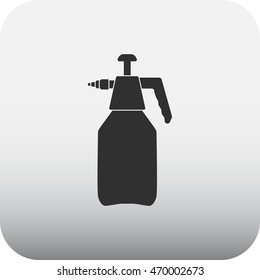 Garden atomizer sign simple icon on  background
