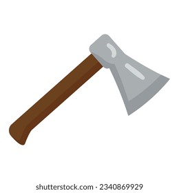 Garden axe icon cartoon vector. Farm equipment. Work spring