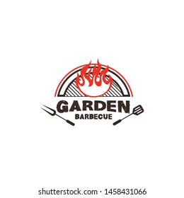 Garden Barbecue premium logo design 