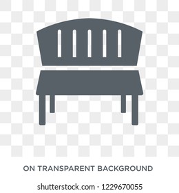garden Bench icon. garden Bench design concept from Agriculture, Farming and Gardening collection. Simple element vector illustration on transparent background.