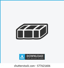garden bench icon illustration isolated vector sign symbol
