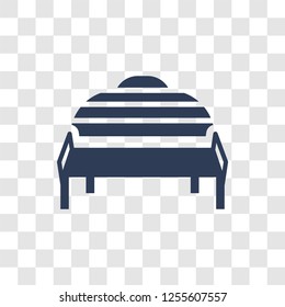 garden Bench icon. Trendy garden Bench logo concept on transparent background from Agriculture Farming and Gardening collection