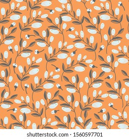 Garden Berries Vector Seamless Pattern