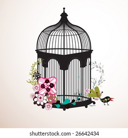 garden bird cage