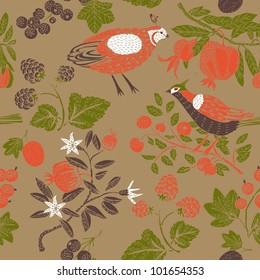 Garden Birds Deco Tile