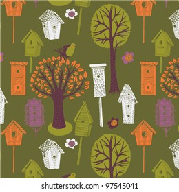 Garden Birds Deco Tile