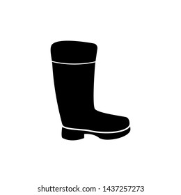 Garden Boot Icon Vector Illustration Vector