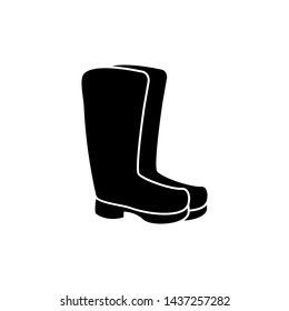 Garden Boot Icon Vector Illustration Vector