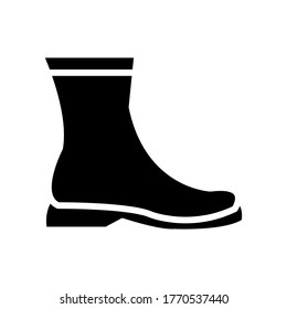 Garden boots icon vector design template