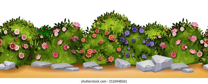 23,558 Cartoon Flower Bush Images, Stock Photos & Vectors | Shutterstock