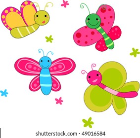 Garden butterflies