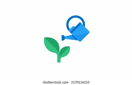 garden color icon. Isolated vector illustration