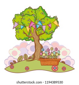 Garden cute cartoons