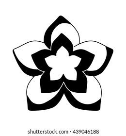 Garden  design. Flower icon. vector graphic