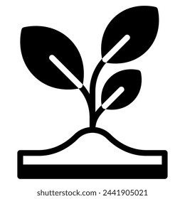 Garden ecology object icon illustration