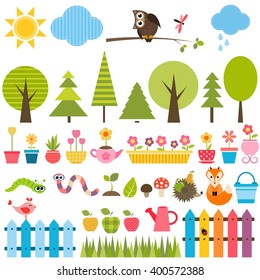 Garden elements set