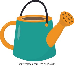 Garden Equipment Isolated on White Background. Vector Illustration.