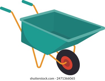 Garden Equipment Isolated on White Background. Vector Illustration.