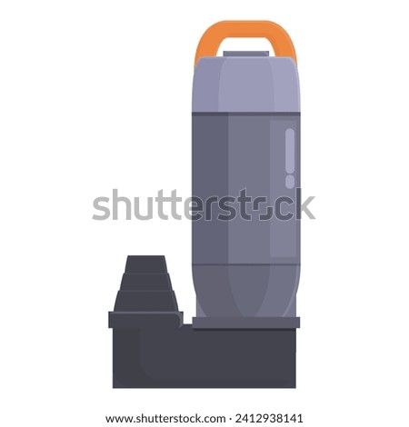 Garden farm system icon cartoon vector. Conduit provision. Gear system