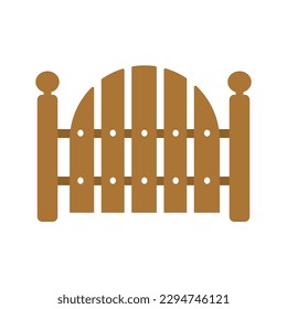 garden and farm wooden fenc