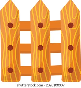 Garden Fence and Gate Concept, Fall Foliage Vector Icon Design, Autumn or Fall activities Symbol, Dry weather Sign, Temperate climates Elements Stock illustration