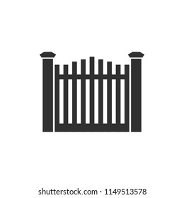 Garden Fence Gate Symbol Design