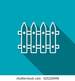 Garden fence icon